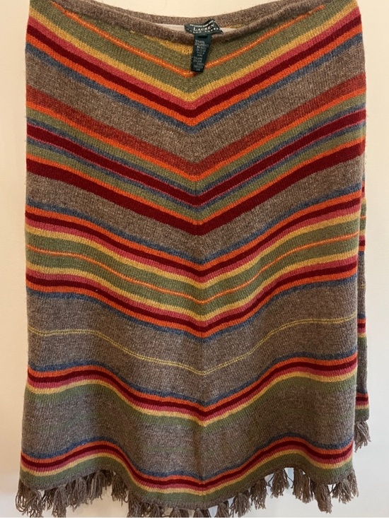 Lauren Ralph Lauren Dresses & Skirts - Lauren Ralph Lauren Gray Maxi Skirt with Multicolor Chevron Stripes